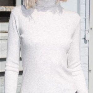 brandy melville grey turtleneck